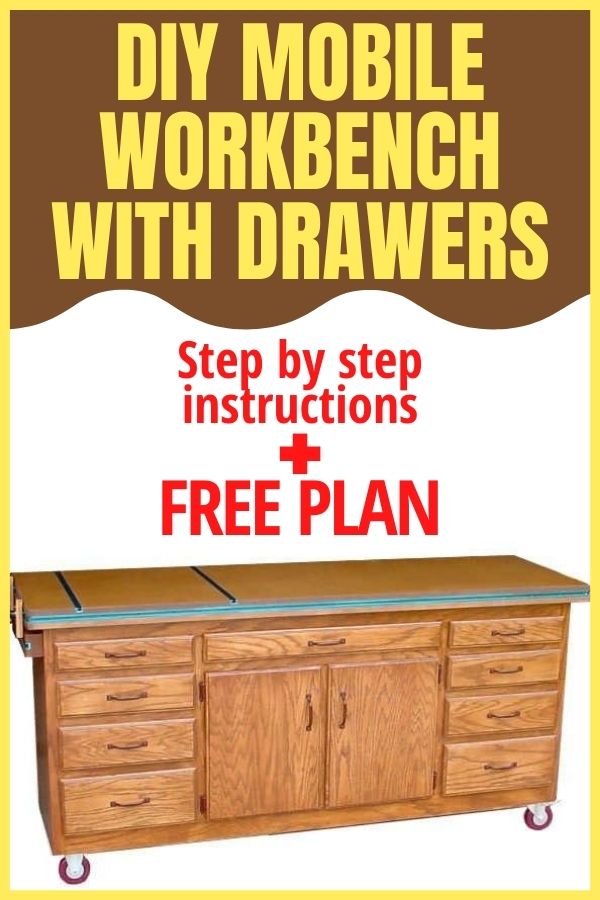Diy Mobile Workbench With Drawers