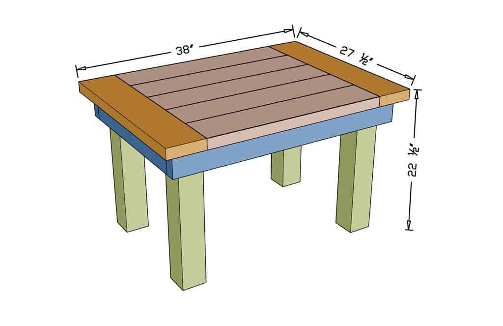 Diy kids table easy