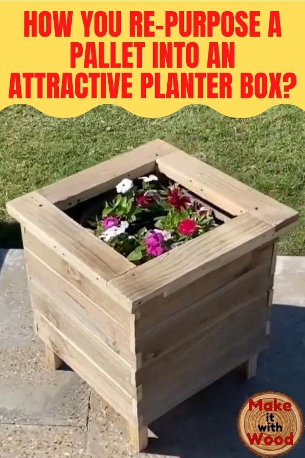 pallet projects garden planters flower boxes