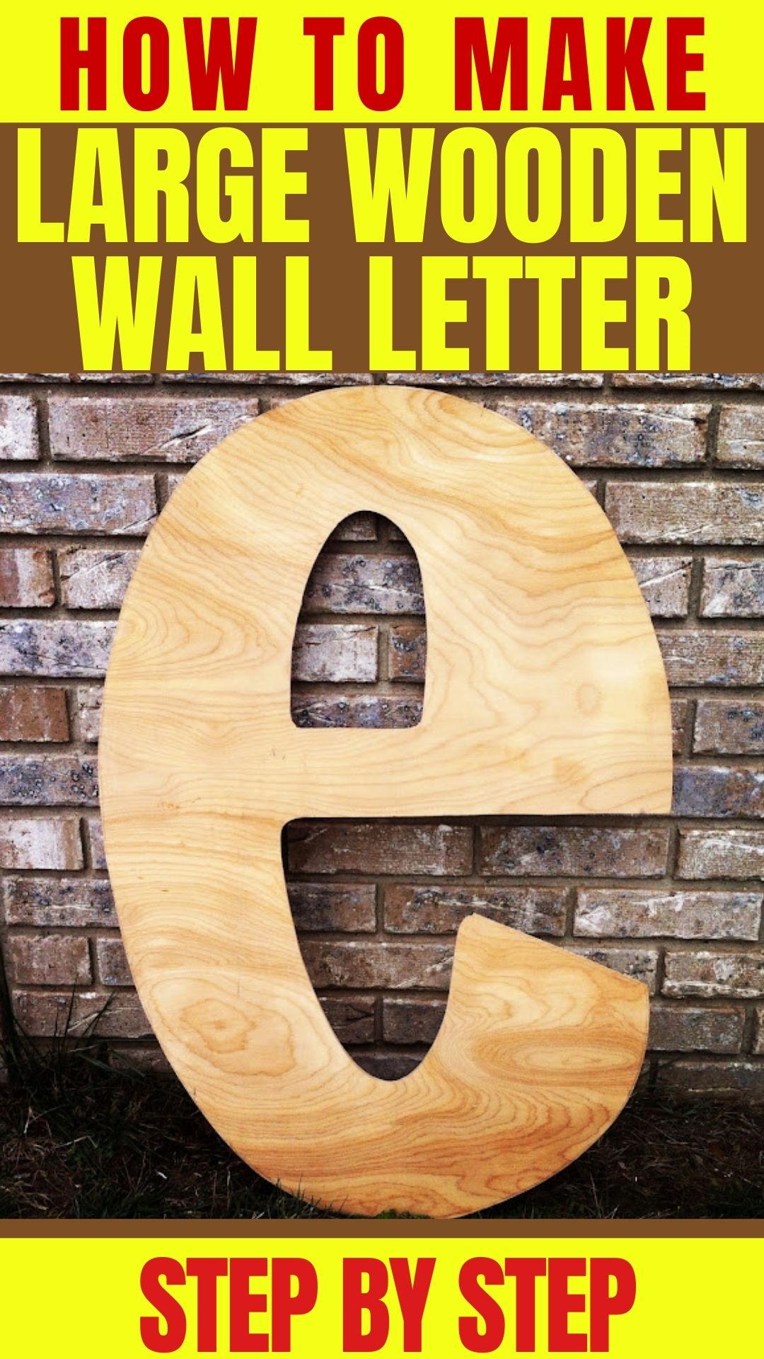 diy wood letter decor