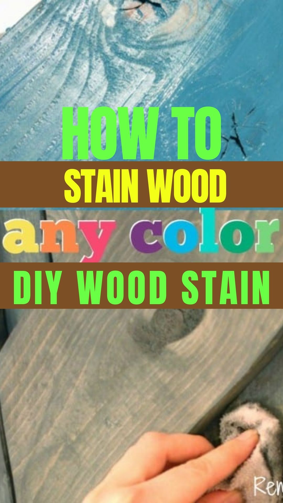 DIY Wood Stain