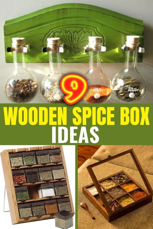wooden spice box ideas