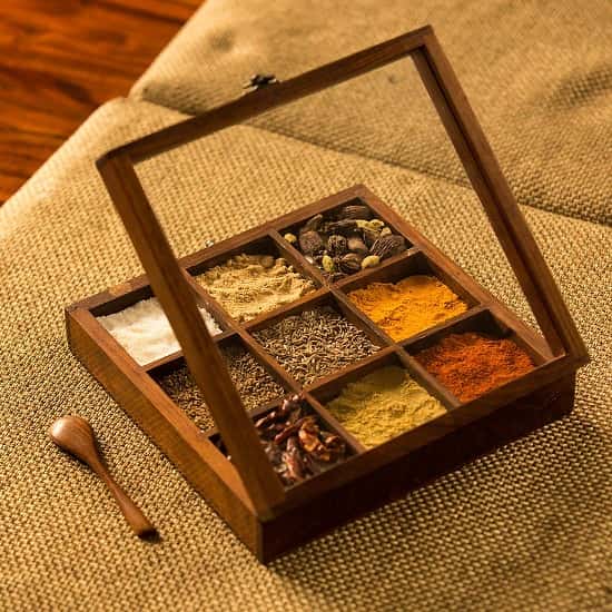 wooden spice box ideas 