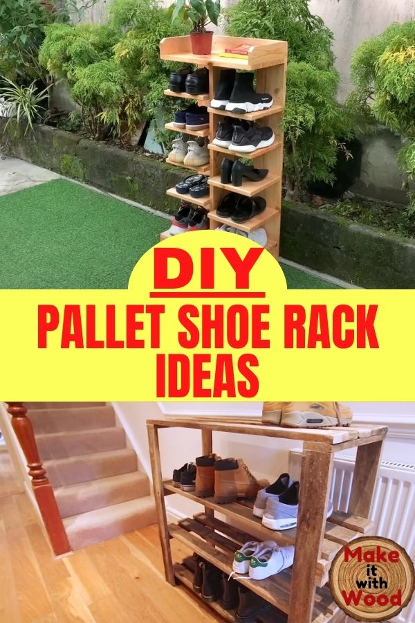 Diy pallet shoe rack ideas