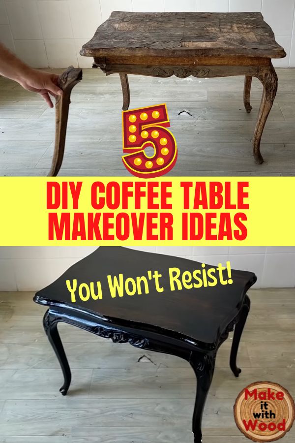 Diy Coffee Table Makeover Ideas