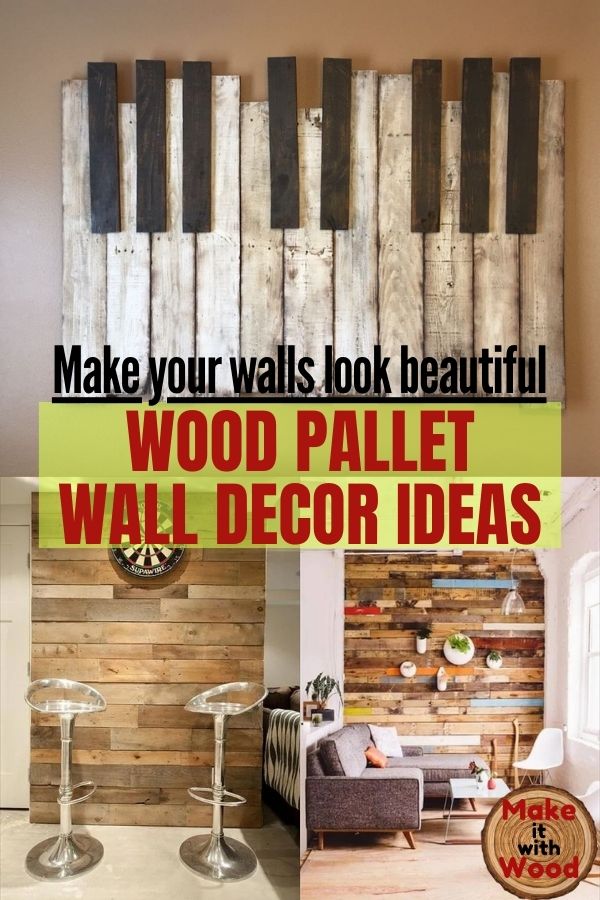 Wood pallet wall decor ideas