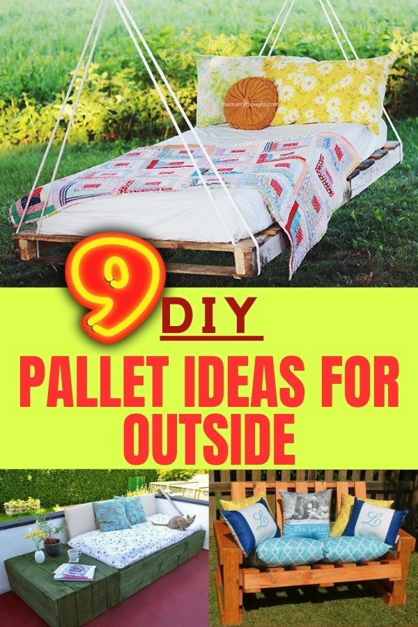 DIY pallet ideas for outside