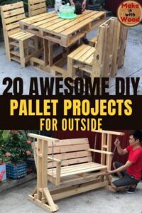 DIY pallet projects for outside - Make it with Wood